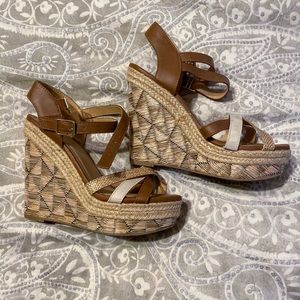 Cork wedges.